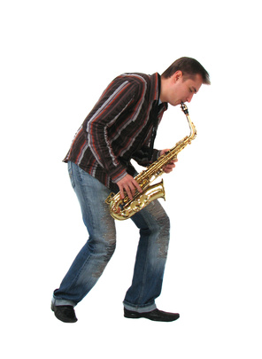 sax and the musician