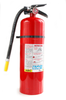 keep fire extinguisher in duplex