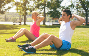 Training in the park